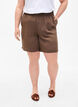 Lockere kurze Hose aus Viskose, Chocolate Chip, Model image number 2