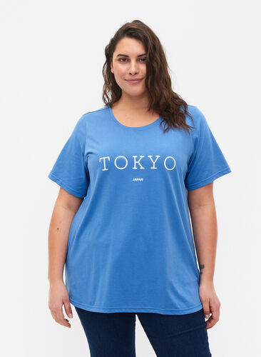 FLASH - T-Shirt mit Motiv, Ultramarine, Model image number 0