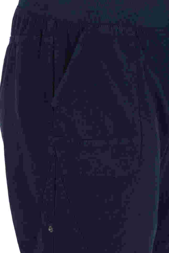 Lockere Shorts aus Baumwolle mit Taschen , Night Sky, Packshot image number 2