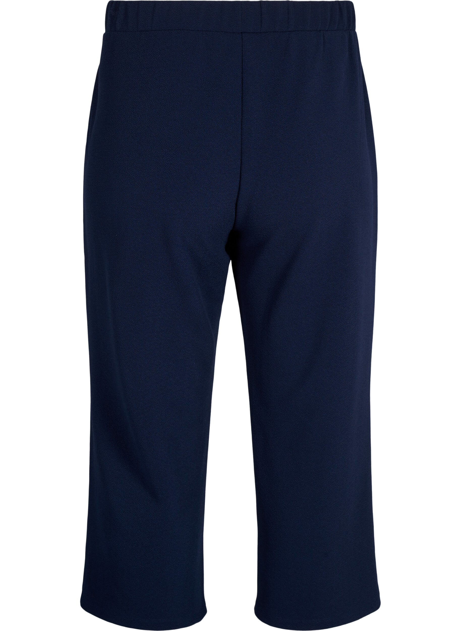 Zizzi7/8 Hose mit lockerer Passform, Blau, Packshot image number 1