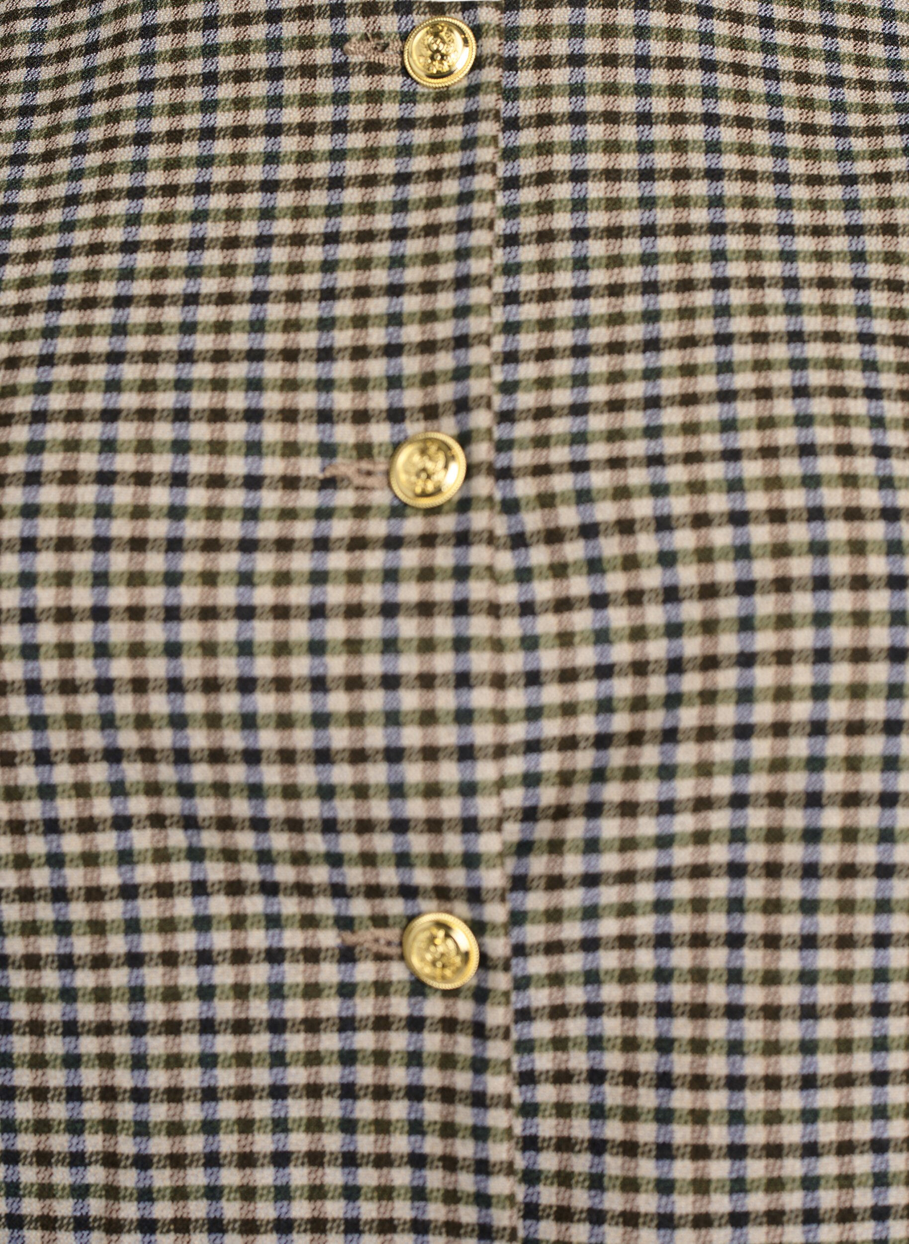 ZizziKurze Jacke mit goldfarbenen Kn&ouml;pfen, Braun, Packshot image number 2