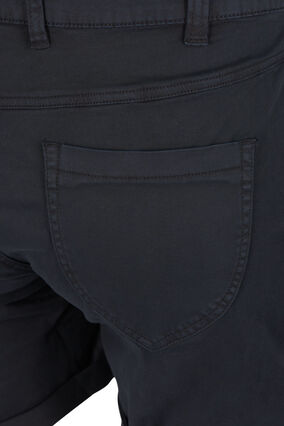 Regular Fit Shorts aus Baumwolle, Black, Packshot image number 3