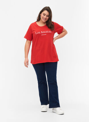 FLASH - T-Shirt mit Motiv, High Risk Red, Model image number 2