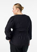 Bluse mit Puff und langen &Auml;rmeln, Schwarz, Model image number 2
