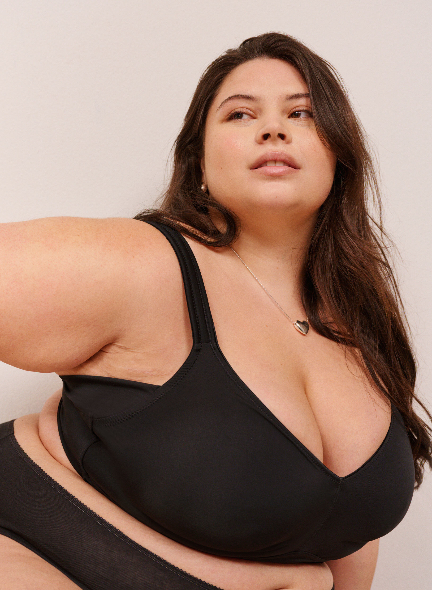 ZizziBequemer BH mit gepolsterten Tr&auml;gern, Schwarz, Image image number 0