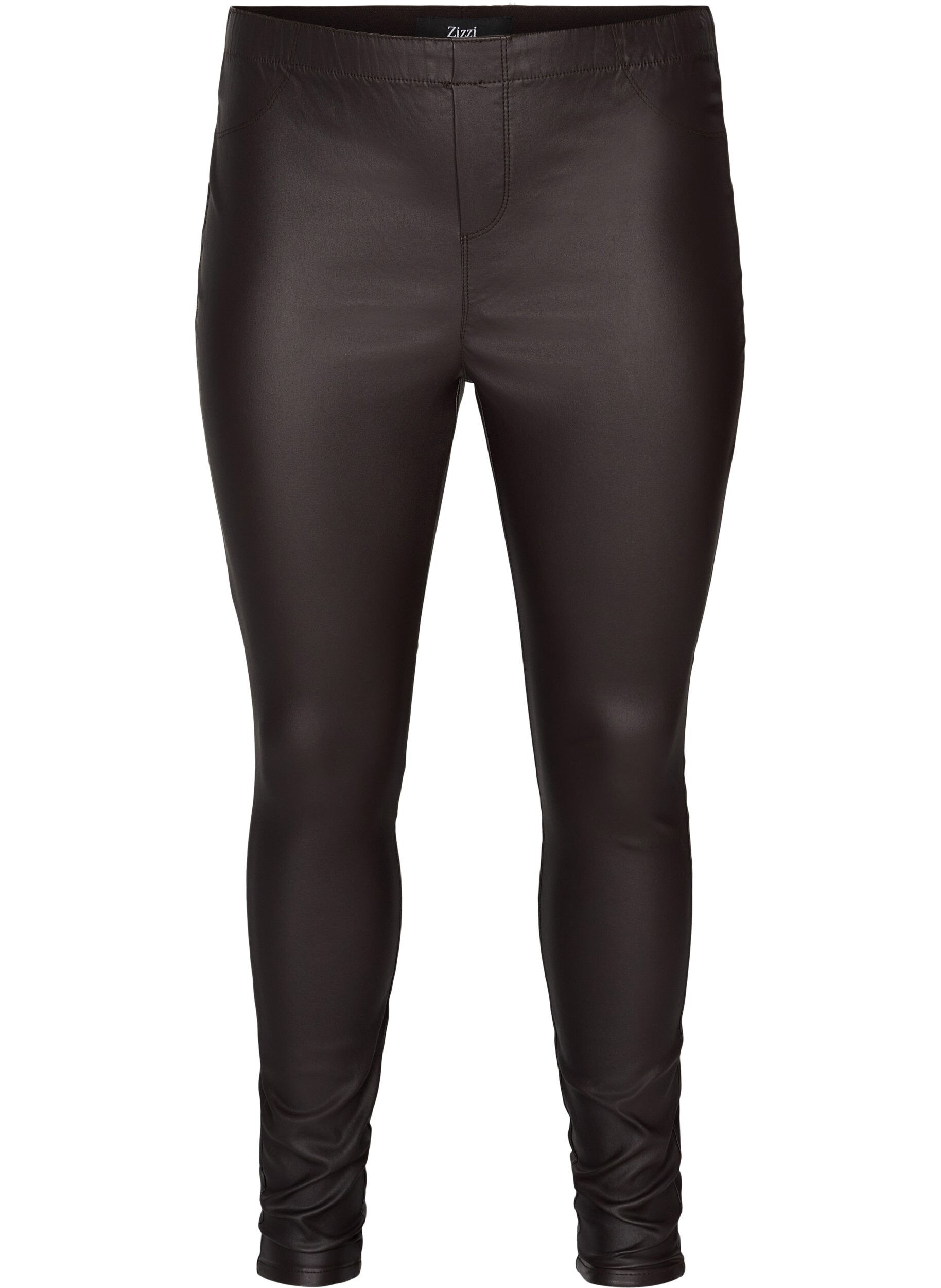 ZizziBeschichtete Leggings aus Viskosemix, After Dark, Packshot image number 0