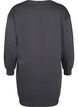 Sweatkleid mit gestickten Details, Dark Grey, Packshot image number 1