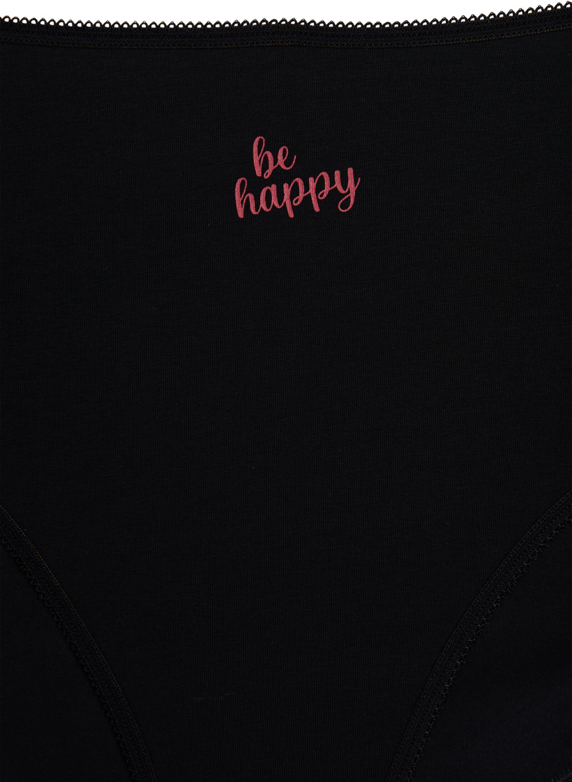 Zizzi7er-Pack Slips mit normaler Leibh&ouml;he, Rot, Packshot image number 3