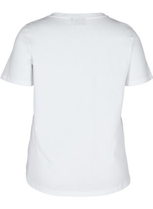 T-Shirt mit Print, Bright White TRAVEL, Packshot image number 1