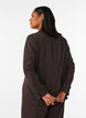 Zweireihiger Blazer mit lockerer Passform, Braun, Model image number 2