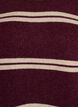 Strickbluse mit doppelten Kontraststreifen, Rot, Packshot image number 2