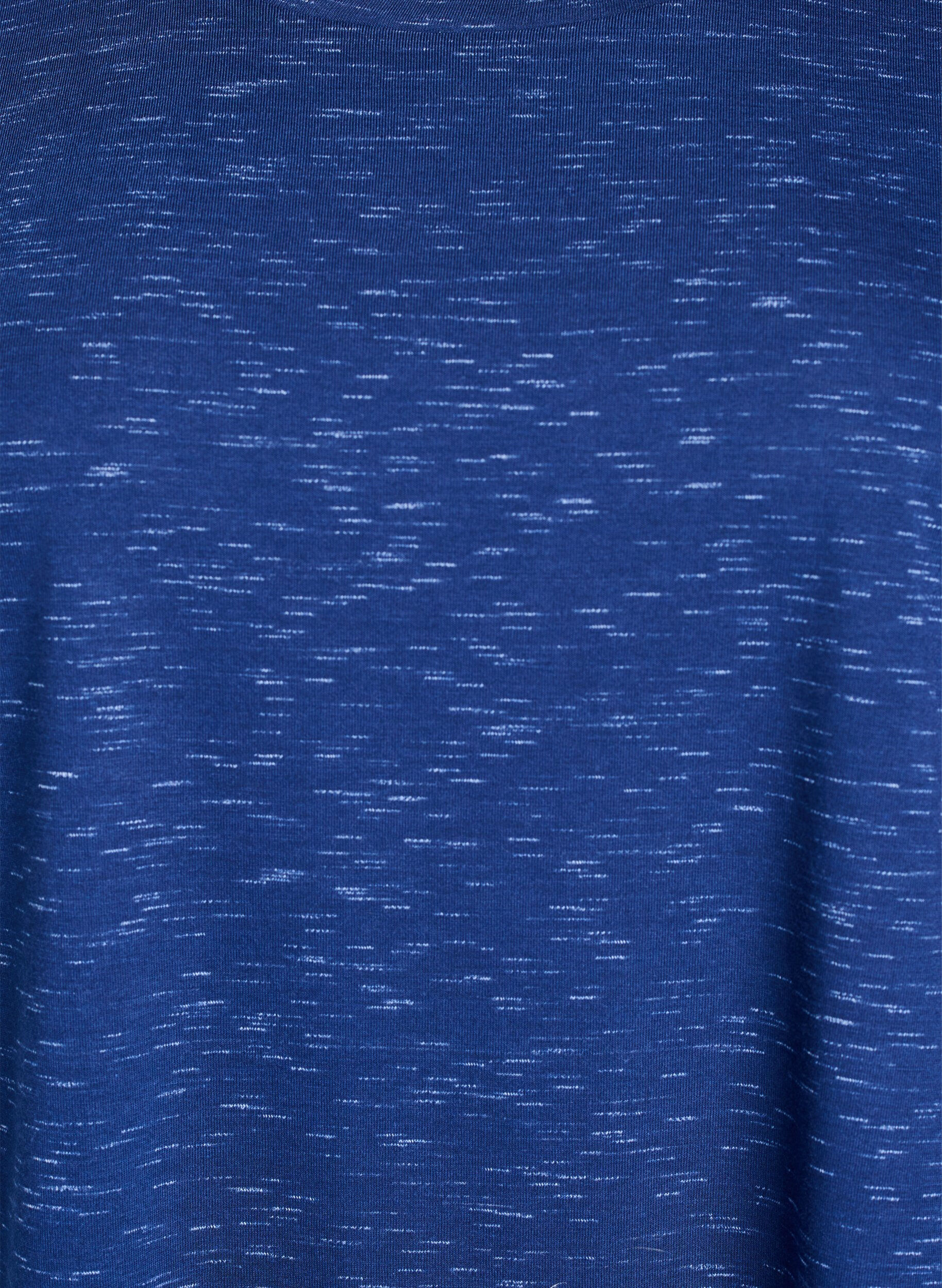 ZizziLockeres Trainingstop mit kurzen &Auml;rmeln, Blau, Packshot image number 2