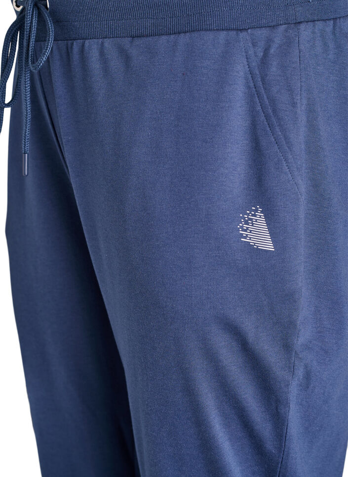 Lockere Trainingshose mit Taschen, Blau, Packshot image number 2