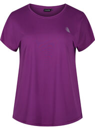 Einfarbiges Trainings-T-Shirt, Grape Juice, Packshot