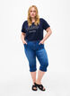 T-Shirt aus Baumwolle mit Textaufdruck, Navy B. Orlando, Model image number 2
