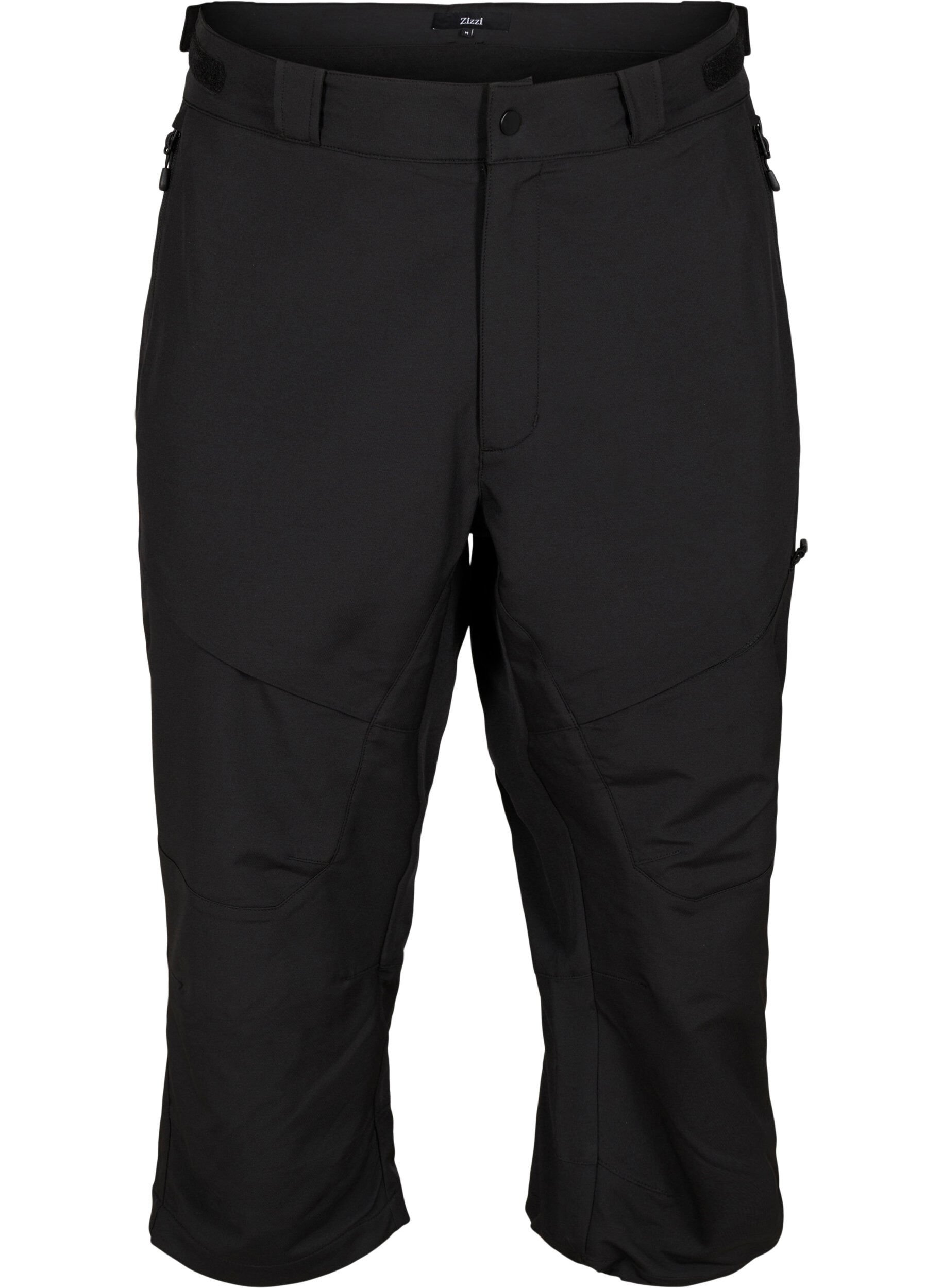 ZizziWander-Caprihose mit Taschen, Black, Packshot image number 0