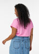 Kurz&auml;rmeliges T-Shirt aus einer Baumwollmischung, Pink, Model image number 2
