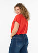 Kurz&auml;rmeliges T-Shirt aus einer Baumwollmischung, Orange, Model image number 2