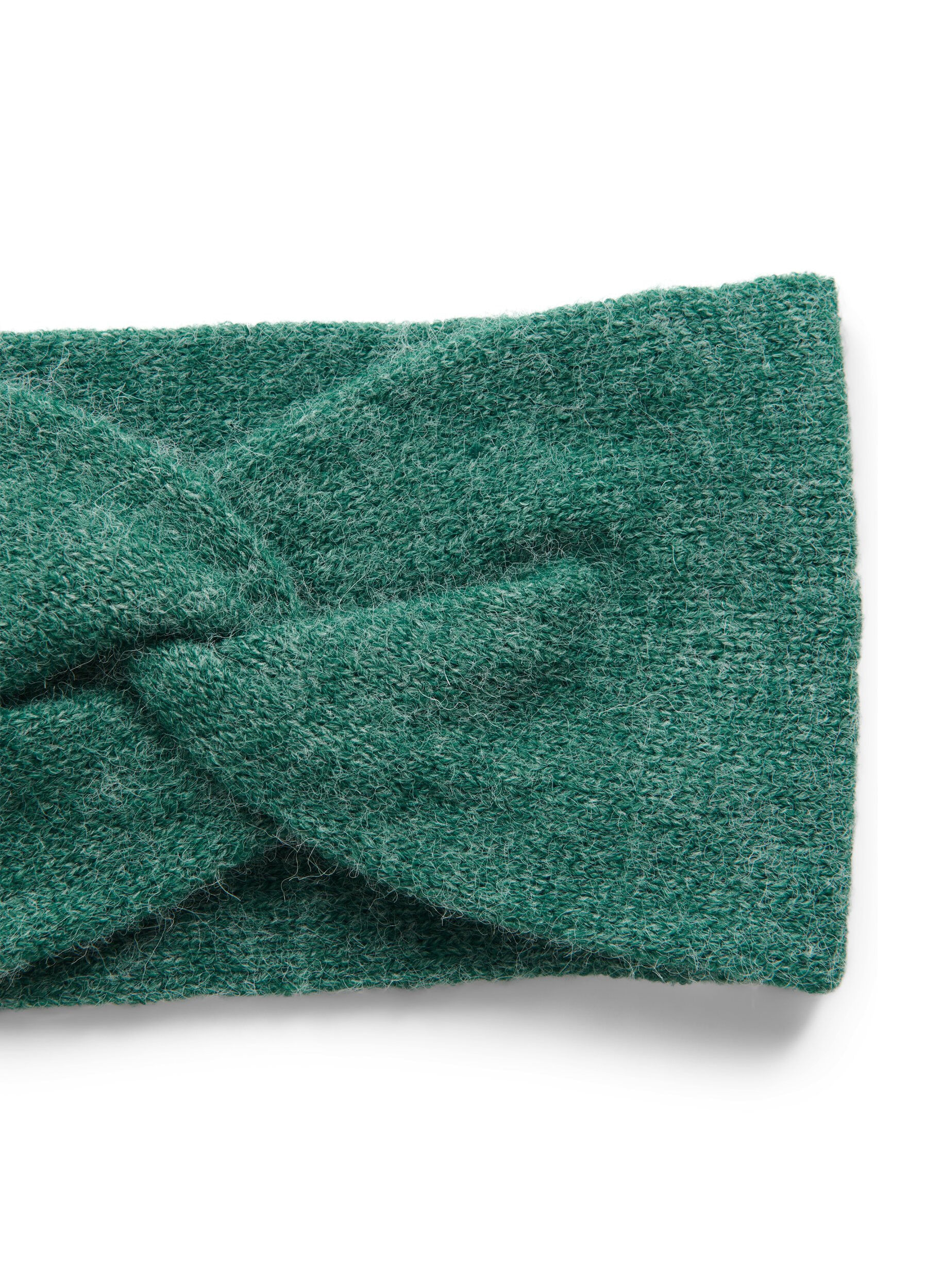 ZizziGestricktes Stirnband, Evergreen Melange, Packshot image number 2