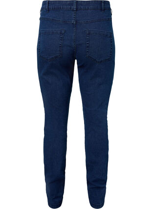 Extra schmale Sanna-Jeans mit normaler Taille, Dark blue, Packshot image number 1