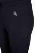 7/8-Trainingstights mit Taschen, Schwarz, Packshot image number 2