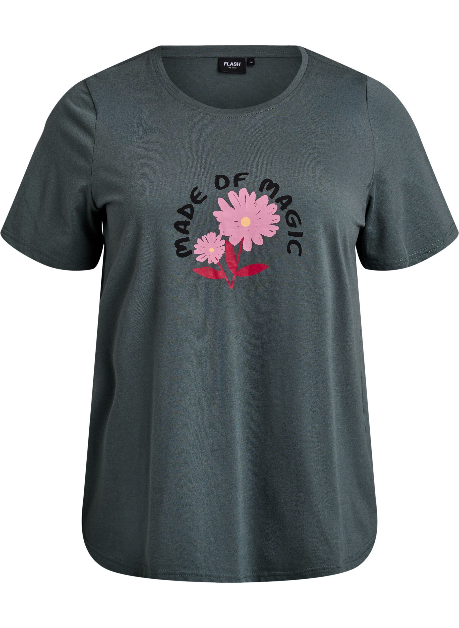 ZizziT-Shirt mit Print, Gr&uuml;n, Packshot image number 0