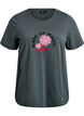 T-Shirt mit Print, Gr&uuml;n, Packshot image number 0