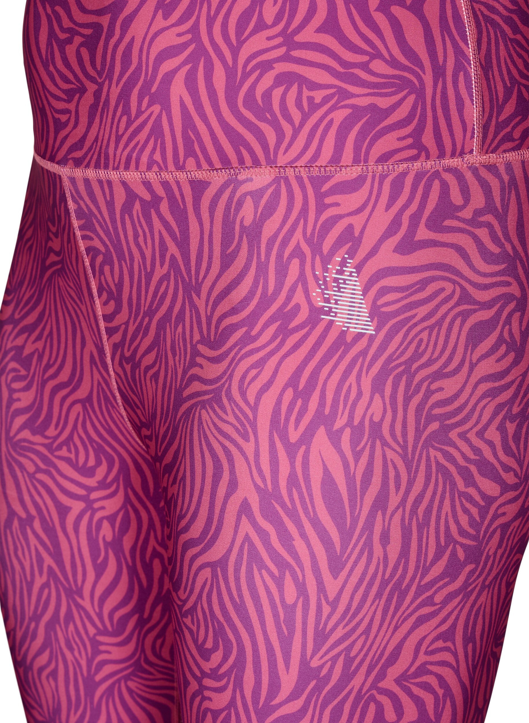 Zizzi7/8-Trainingsleggings mit Animal-Print, Charisma AOP, Packshot image number 2