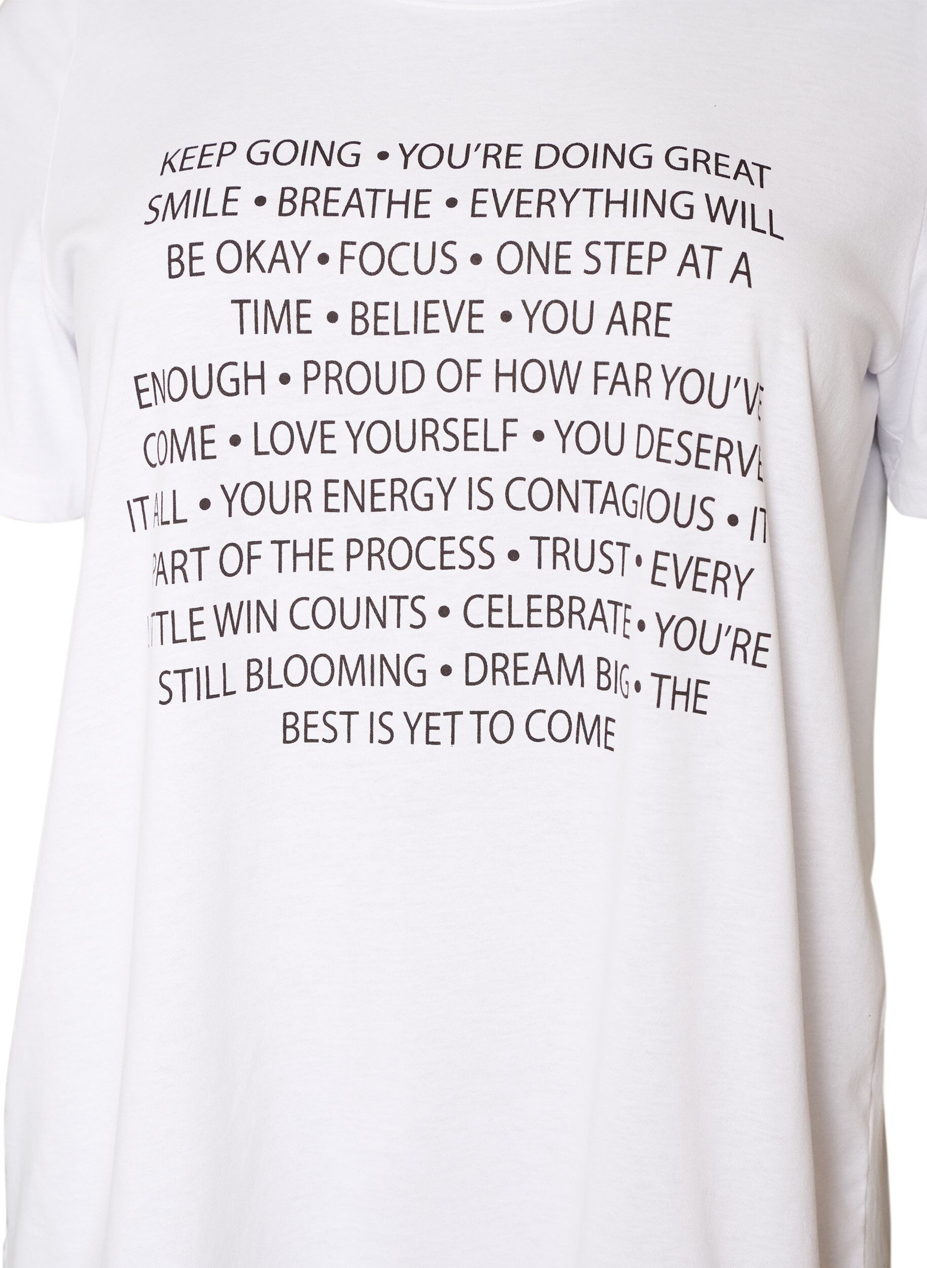 ZizziT-Shirt mit Print, Wei&szlig;, Packshot image number 2