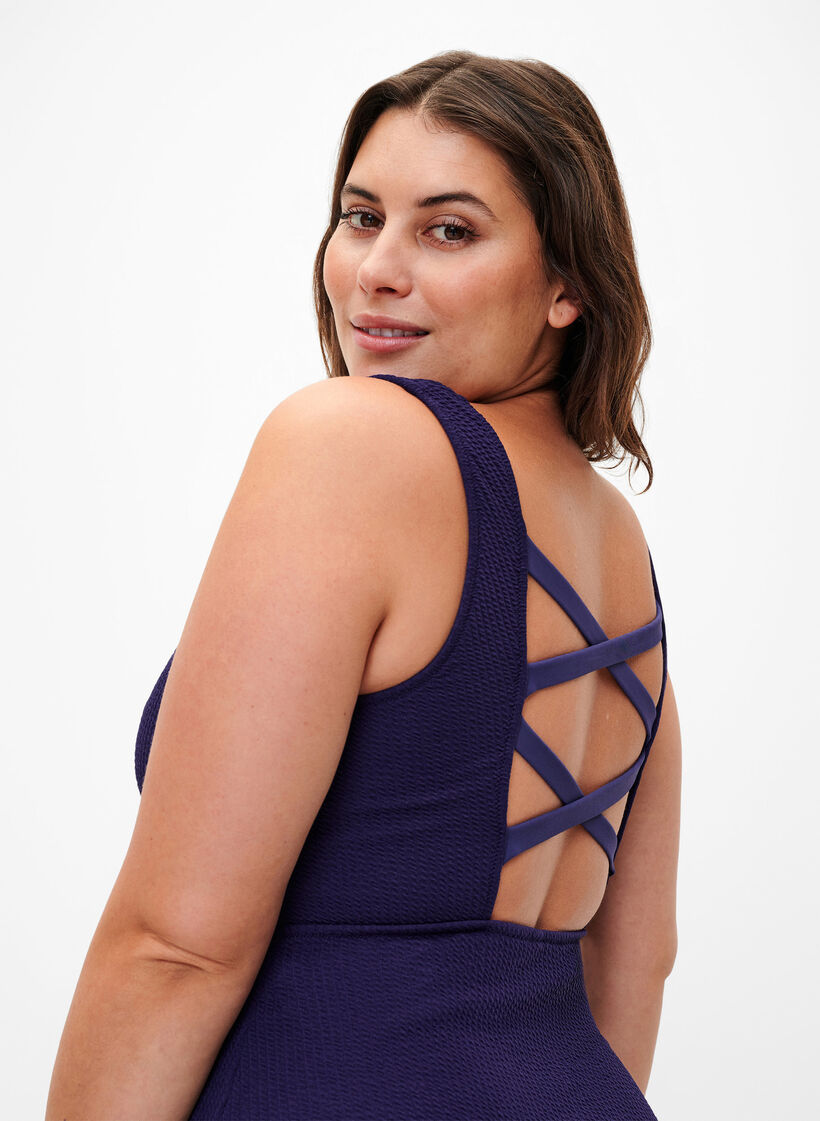 Badeanzug mit Kreuzdetail auf dem Rücken, Astral Aura, Model image number 2