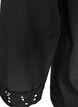 Hemdbluse mit Lochstickerei, Schwarz, Packshot image number 3