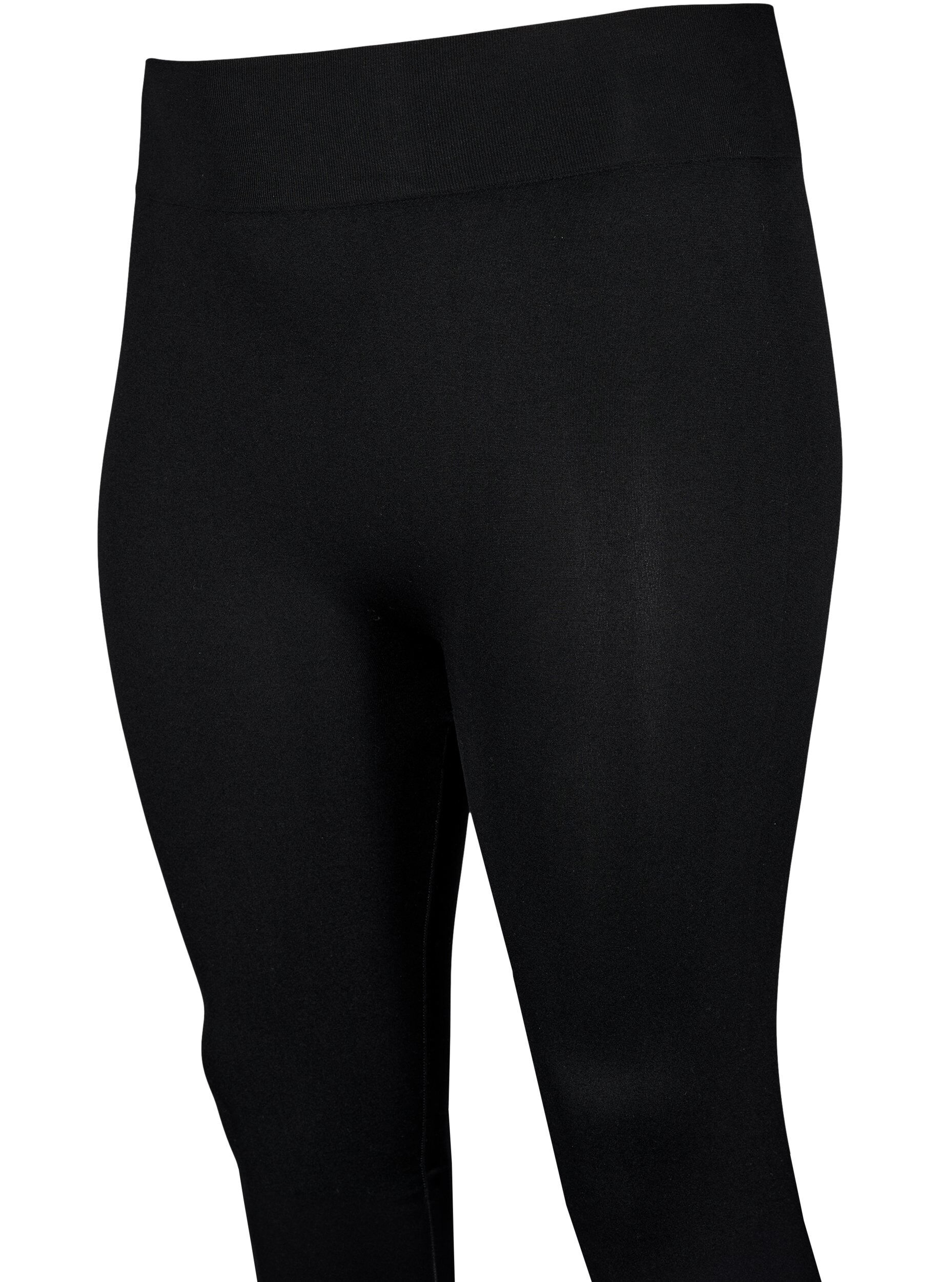 ZizziNahtlose Basic-Leggings, Schwarz, Packshot image number 3