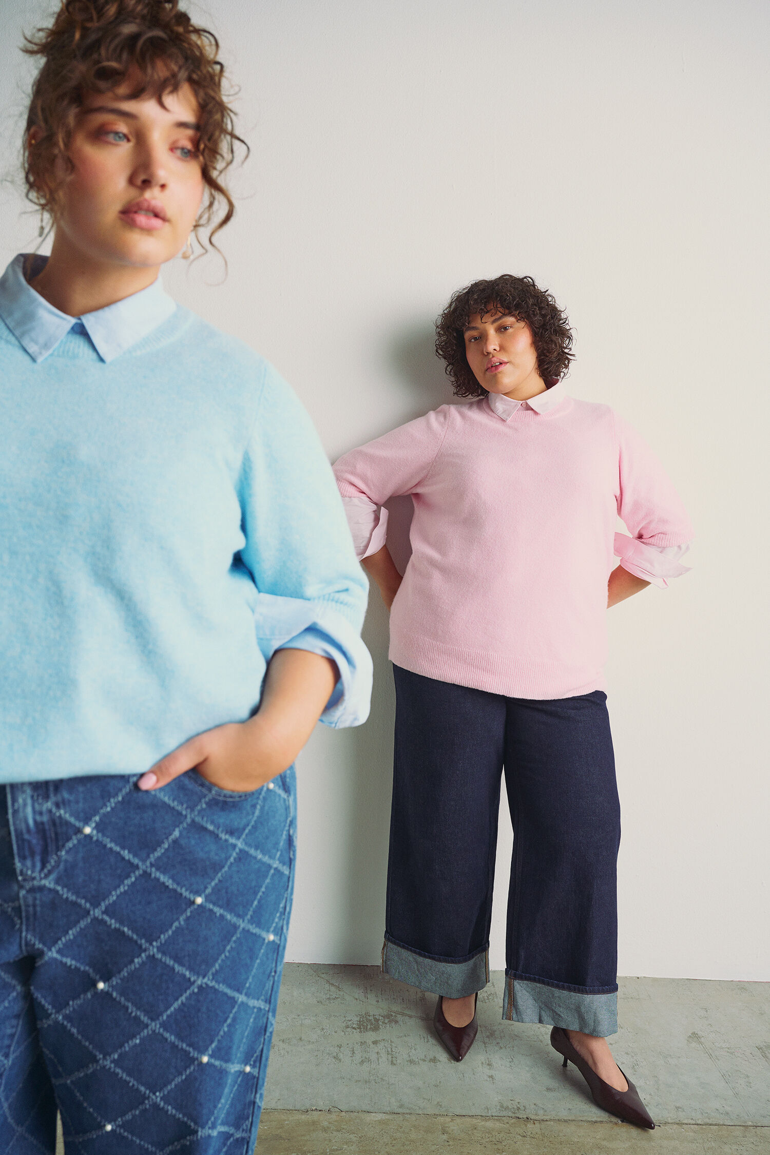 ZizziFarbenfroher Look mit Lagen, , Model