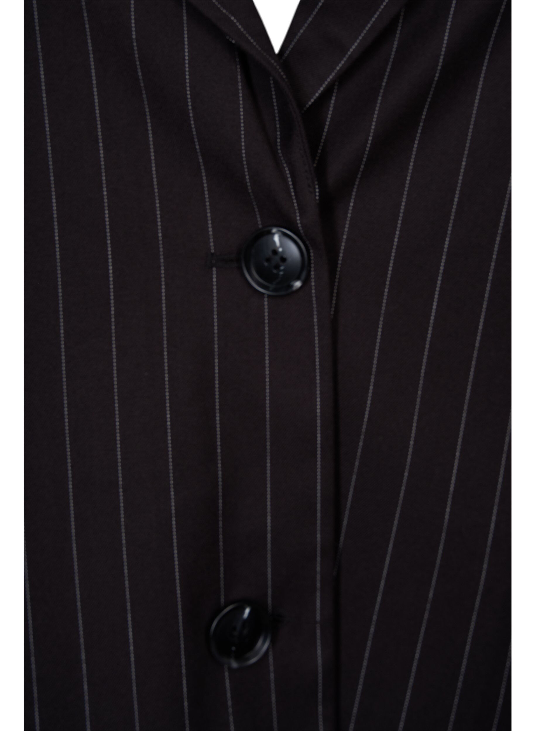 ZizziPinstripe Blazer, Black W. Pinstripe, Packshot image number 2
