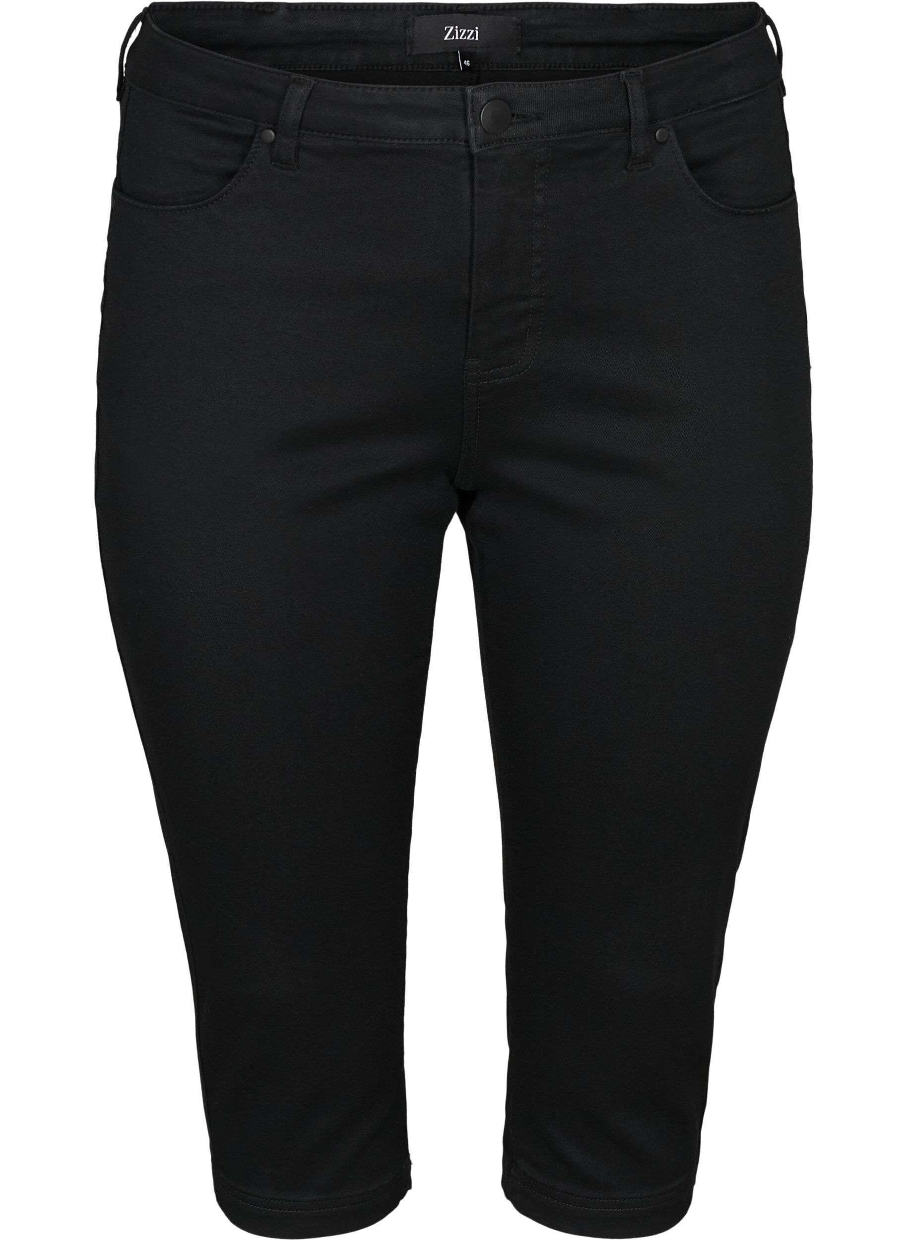 ZizziSlim Fit Emily Capri Jeans, Schwarz, Packshot image number 0