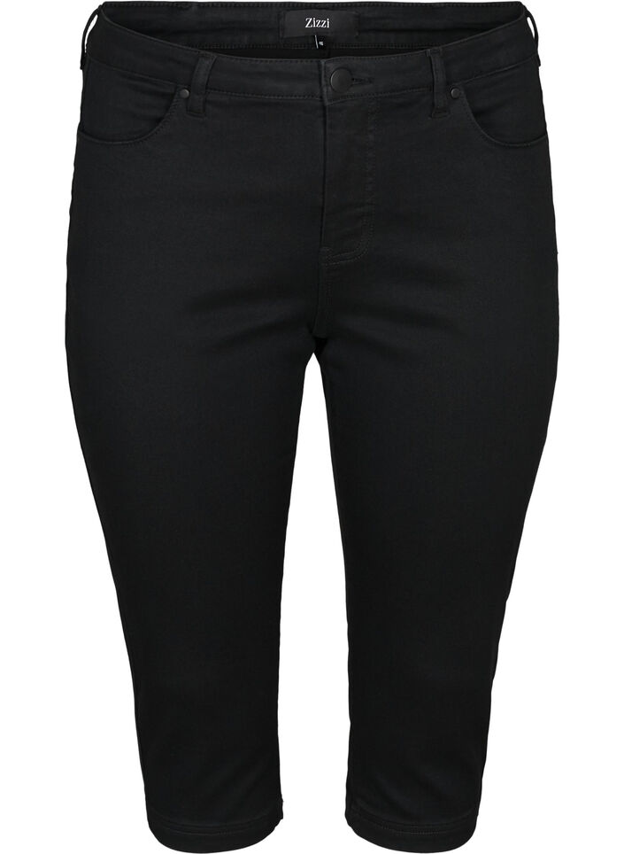 Slim Fit Emily Capri Jeans, Schwarz, Packshot image number 0
