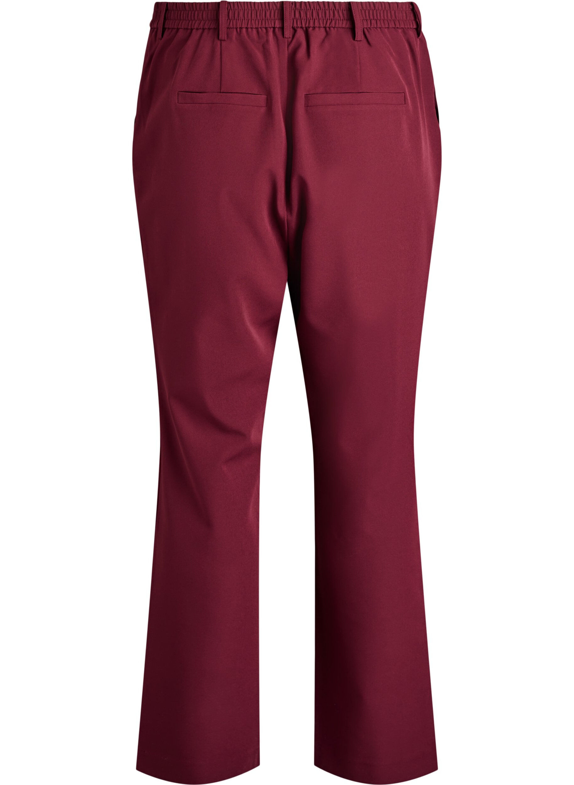 ZizziHose mit Taschen und geraden Beinen, Rot, Packshot image number 1
