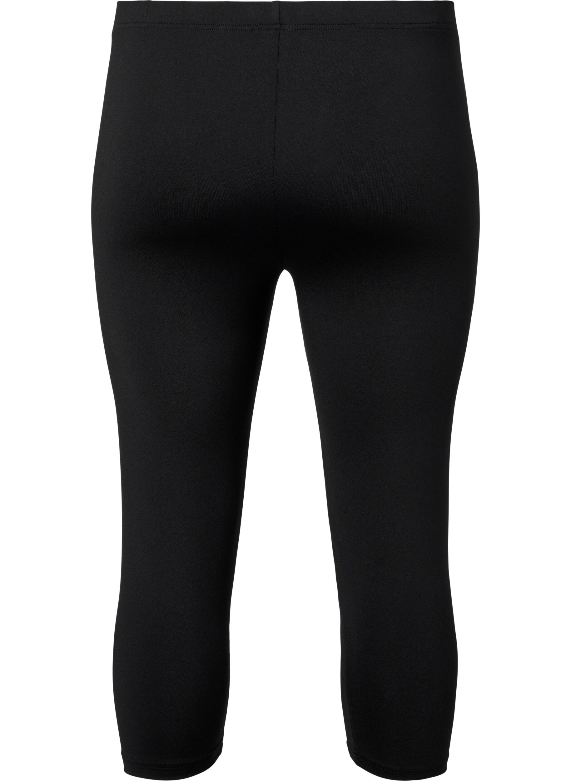 Zizzi2er-Pack 3/4 Leggings, Black / LEO AOP, Packshot image number 1