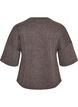 Bluse in A-Linie aus Jersey mit ellbogenlangen &Auml;rmeln, Grau, Packshot image number 1