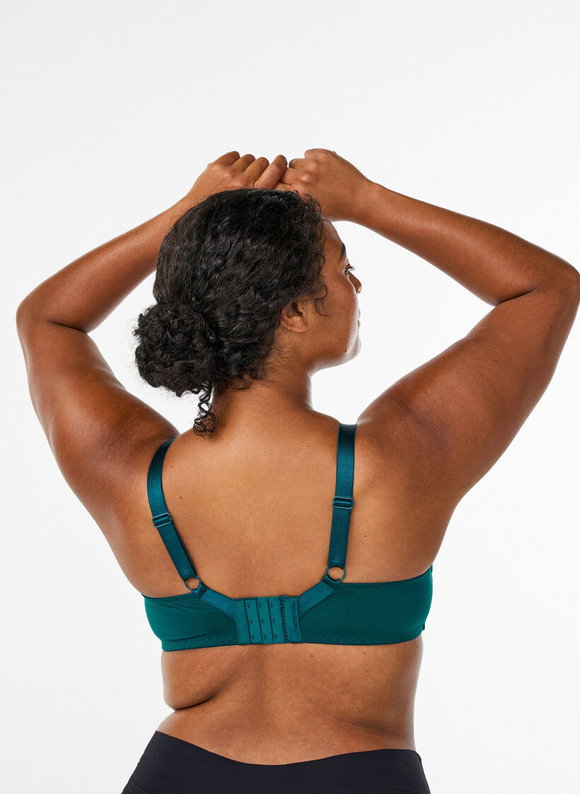 Gepolsterter Spitzen-BH mit B&uuml;gel, Gr&uuml;n, Model image number 2