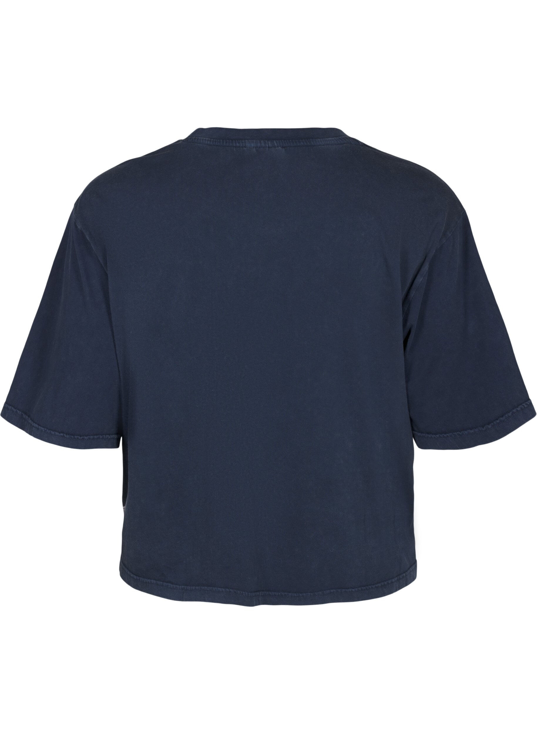 ZizziBoxy T-Shirt aus Bio-Baumwolle., Blau, Packshot image number 1