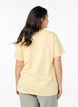 Basic T-Shirt aus Baumwolle mit Rundhalsausschnitt, Gelb, Model image number 2