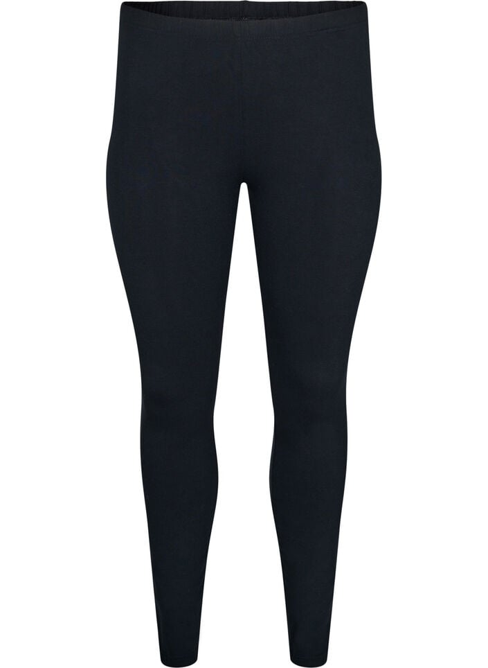 Basic-Leggings mit extra L&auml;nge, Schwarz, Packshot image number 0