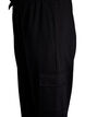 Cargohose aus weichem Sweat-Material, Schwarz, Packshot image number 3