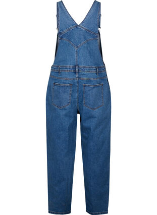 Jeans-Latzhosen, Blue Denim, Packshot image number 1