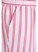 Leichte kurze Hosen mit Streifen und Taschen, Pink, Packshot image number 2