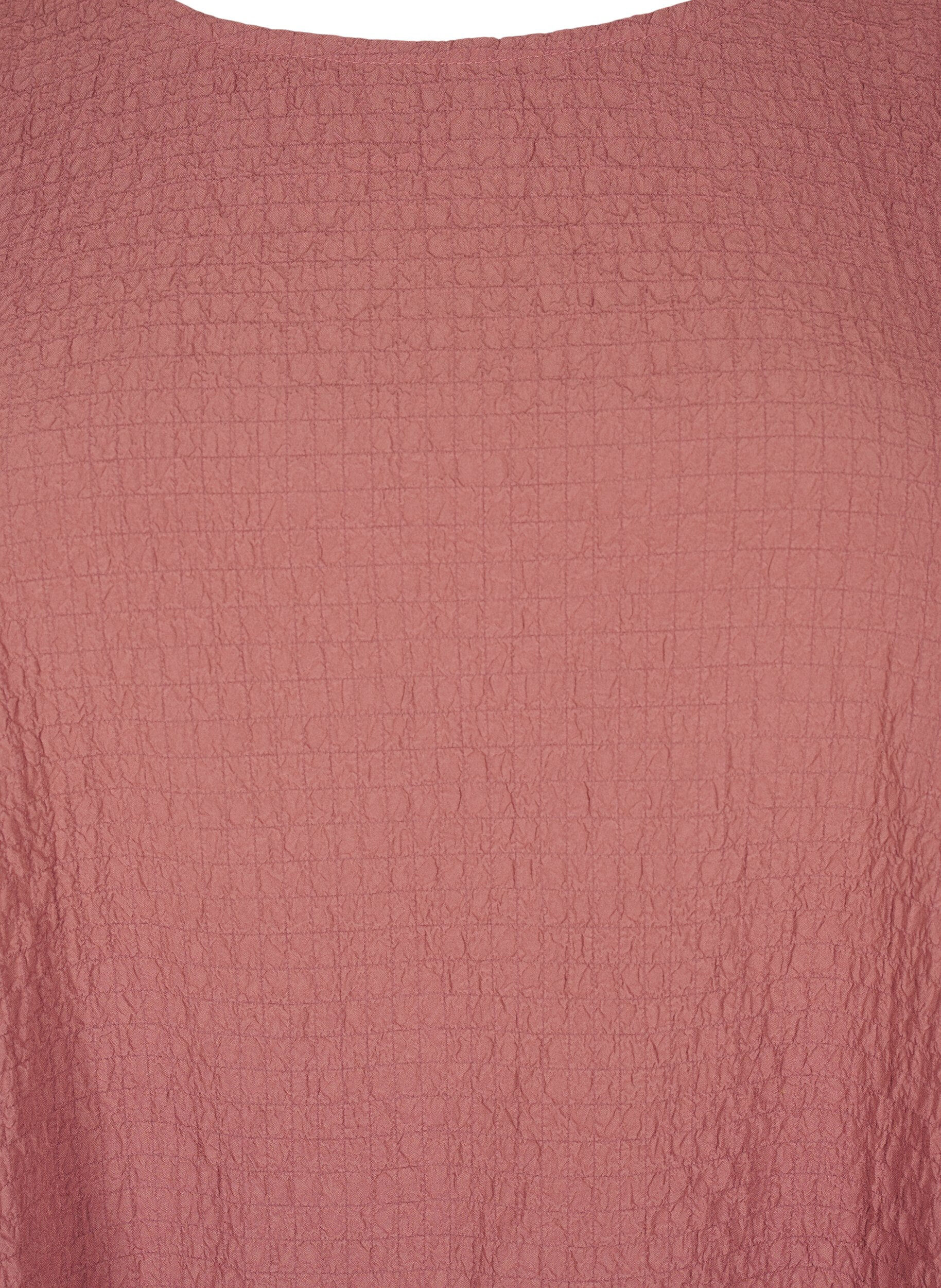 ZizziFLASH - Lang&auml;rmelige Tunika mit Rundhalsausschnitt, Braun, Packshot image number 2