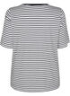 T-Shirt mit TENCEL™ Lyocell und Streifen, Weiß, Packshot image number 1