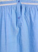 &Auml;rmellose Bluse aus Baumwolle mit R&uuml;schenkanten, Blau, Packshot image number 2
