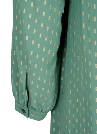 Langärmeliges Kleid mit Foliendruck, Scarab w. Silver, Packshot image number 3